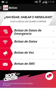 Virgin Mobile android App screenshot 1